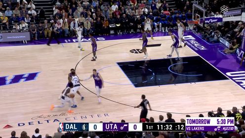 2024年12月01日 12月01日NBA常规赛 独行侠 - 爵士 精彩镜头