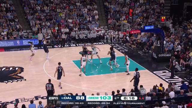 2025年04月19日NBA附加赛6 独行侠 - 灰熊 全场录像