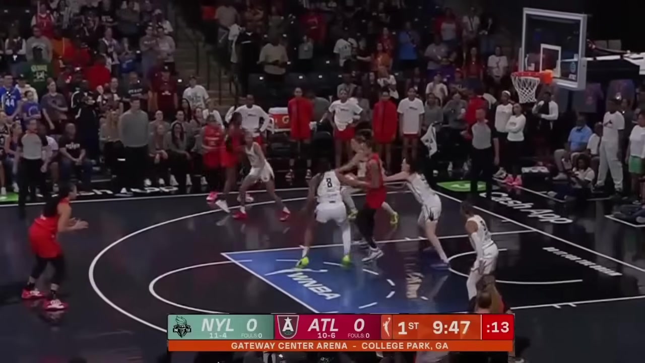 2025年06月30日 WNBA常规赛 纽约自由人 81 - 90 亚特兰大梦想 全场集锦