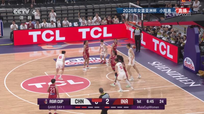 2025年07月13日女篮亚洲杯小组赛 中国女篮 - 印度尼西亚女篮 全场录像