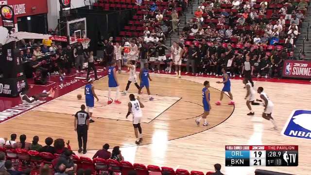 2025年07月17日 夏联-沃尔夫18+6 奥利瓦里16+6+6 摩尔17+6 篮网击败魔术