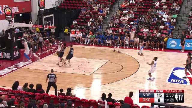 2025年07月17日 夏联-巴恩海泽19+9 费尔斯22+6+6 雷霆下半场回暖轻取鹈鹕