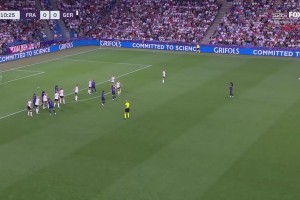 2025年07月20日 女足欧洲杯-卡特琳染红 十人德国女足点球6-5淘汰法国女足