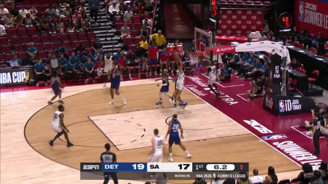 2025年07月20日NBA夏季联赛 活塞 - 马刺 全场录像