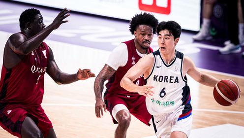 2025年08月08日 男篮亚洲杯小组赛 韩国男篮 97 - 83 卡塔尔男篮 全场集锦