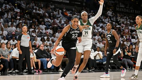 2025年09月15日 09月15日WNBA季后赛首轮G1 西雅图风暴77-102拉斯维加斯王牌 全场集锦