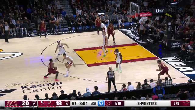 2025年11月11日 维金斯0.4秒空接绝杀 热火加时终结骑士4连胜 米切尔28+15+8