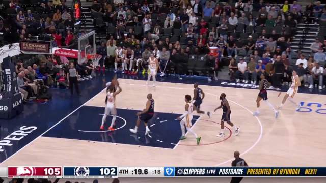 2025年11月11日 老鹰送快船5连败 克雷伊奇8记三分轰28分 哈登35+10+11