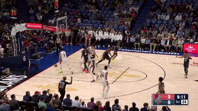 2025年11月13日 开拓者力擒鹈鹕 杨瀚森连续6场DNP 夏普35+5 阿夫迪亚32分