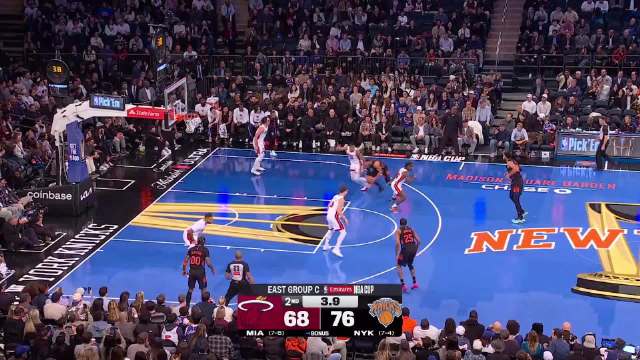 2025年11月15日NBA东部NBA杯C组 热火 - 尼克斯 全场录像