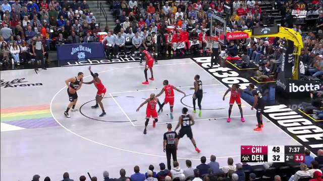 2025年11月18日 公牛终结掘金7连胜！吉迪21+14+6 约基奇36+18+13 穆雷34+11