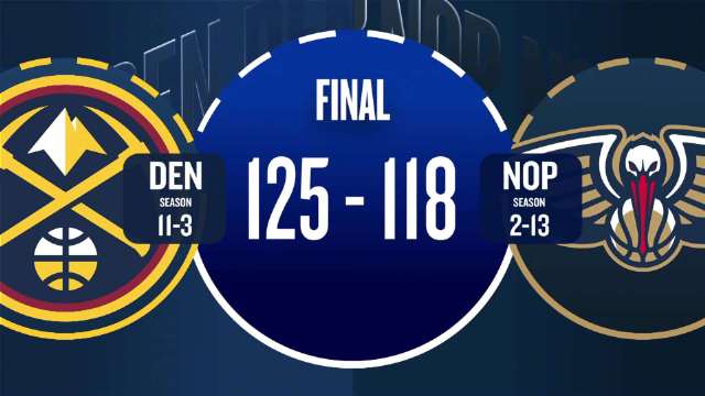 2025年11月20日 掘金送鹈鹕7连败 沃特森32+12 约基奇6犯“准四双” 锡安复出