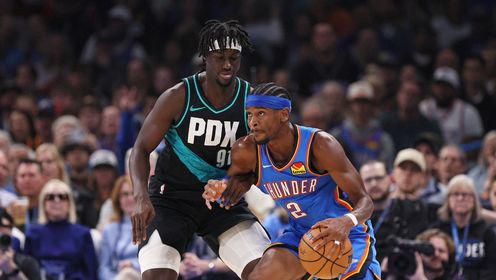 2025年11月24日 杨瀚森17分钟8分4板3助1断1帽 雷霆复仇开拓者 SGA三节37+5+7