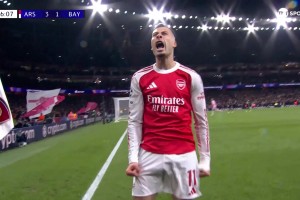 2025年11月27日 欧冠联赛阶段第5轮 阿森纳vs拜仁慕尼黑 全场录像